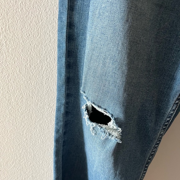 ✅ NWOT - Calvin Klein Jeans - Distressed High-Rise Straight Leg Jeans - Size 30 - Picture 8 of 12